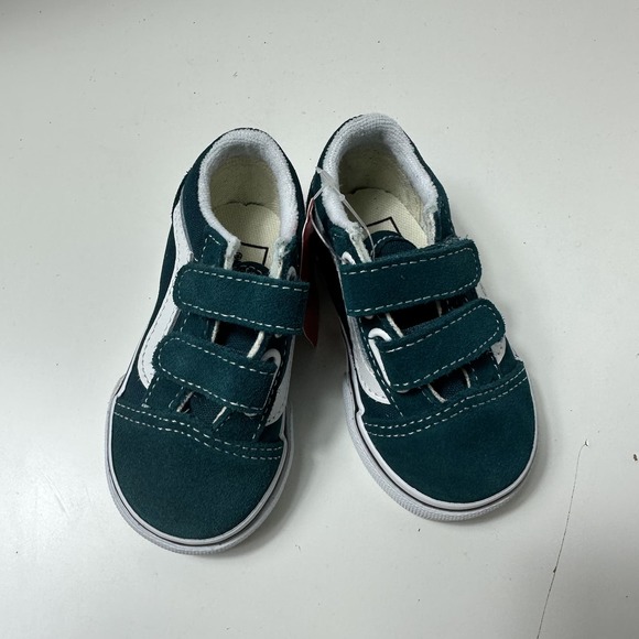 Vans Kids Sneakers - Teal and White - Picture 7 of 12